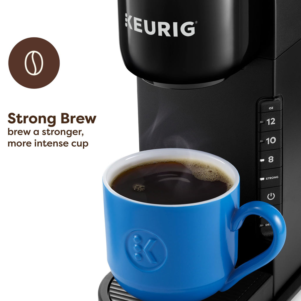 Single Serve K-Cup Pod Coffee Maker, 3 Brew Sizes, Black O126900