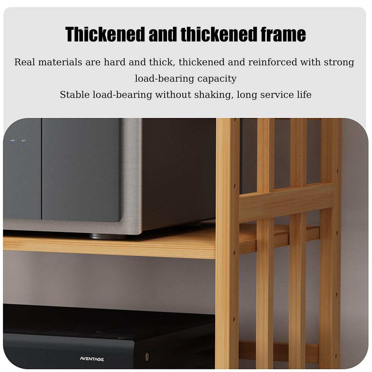 Brown Media Stand with Adjustable Shelves O80997