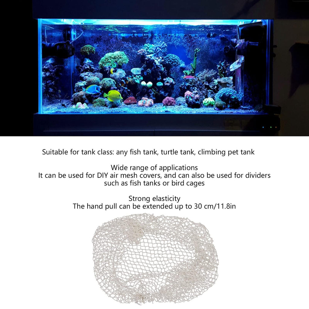 Aquarium Escape Proof Net Clear Mesh Netting Cover A818