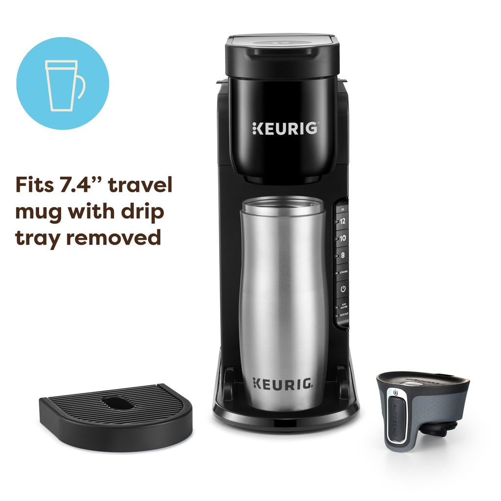 Single Serve K-Cup Pod Coffee Maker, 3 Brew Sizes, Black O126900