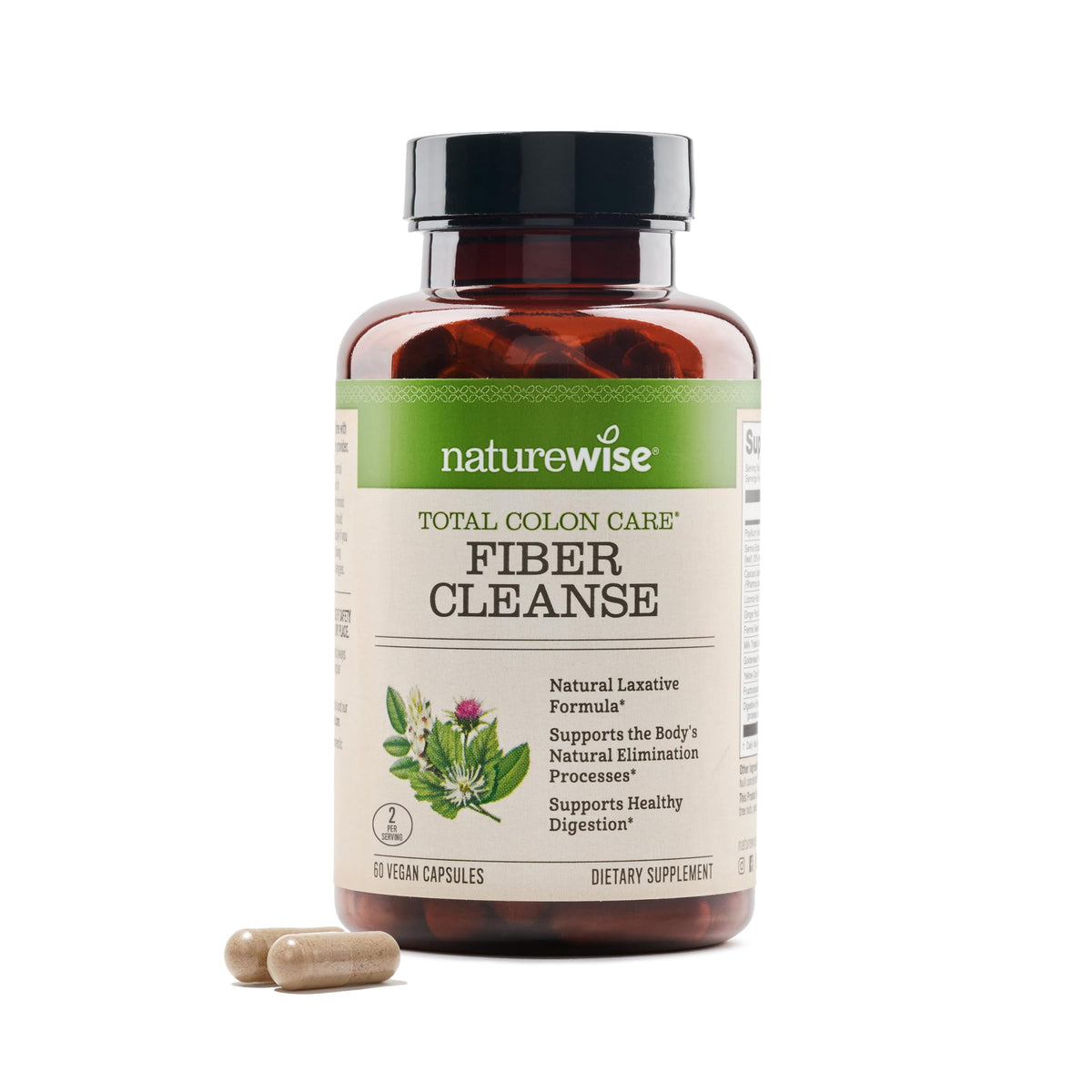 Herbal Laxative Fiber Cleanse 60 Capsules U41468