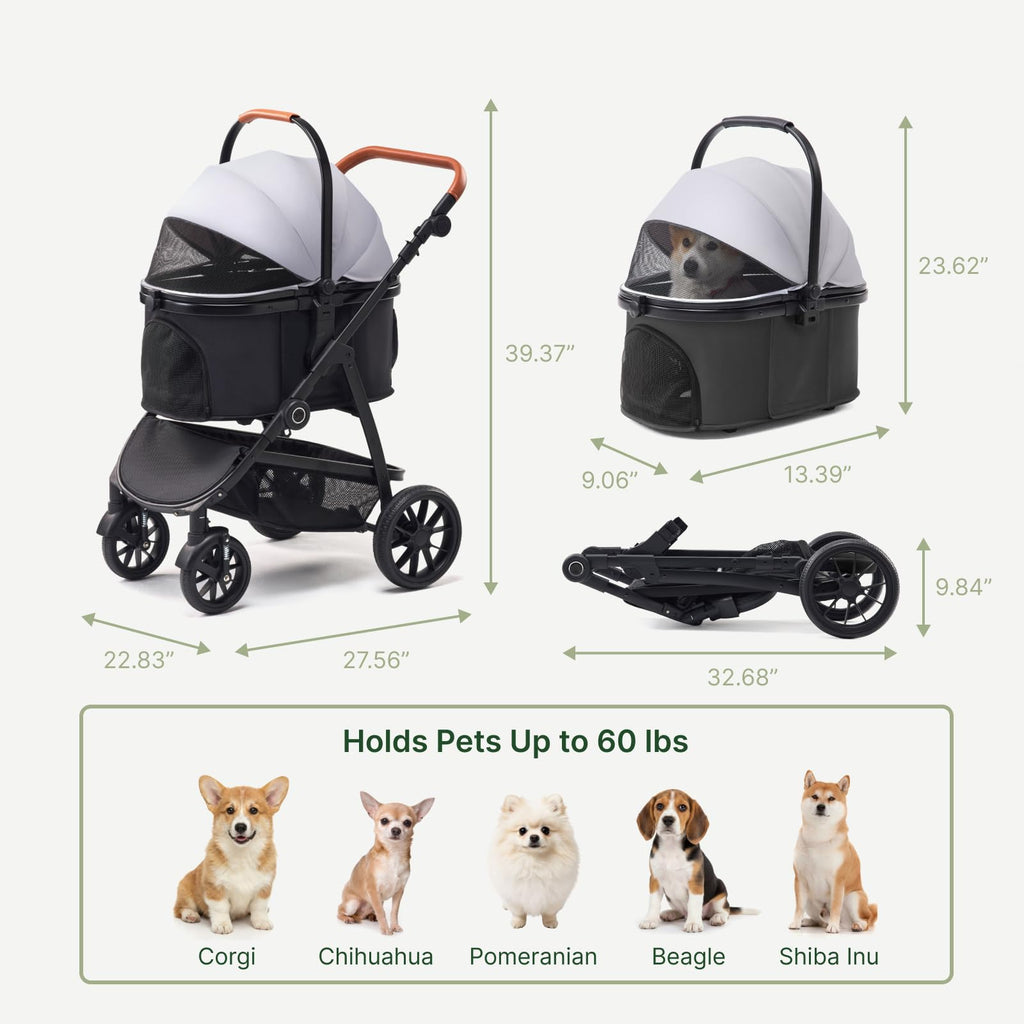 3-in-1 Dog Stroller I196