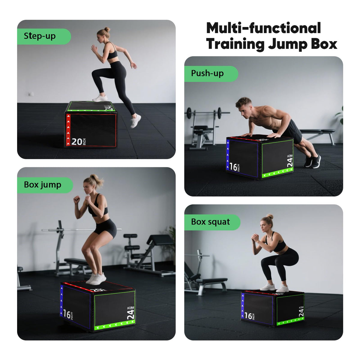 3-in-1 Plyometric Box Set Q30563