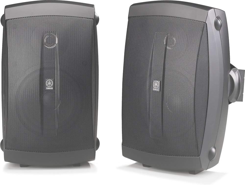 2-Way Indoor/Outdoor Speakers Pair Black T642