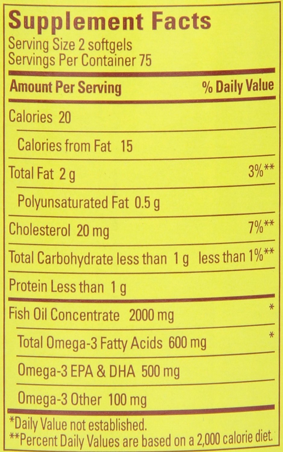Fish Oil 1000 Mg 300 mg Omega-3 150 Liquid Softgels Pack of 3 B23607