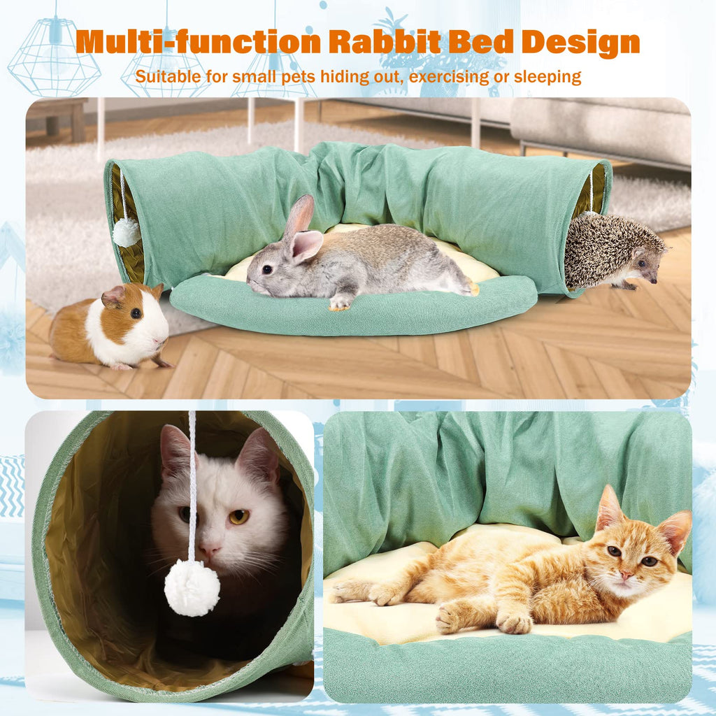 Collapsible Bunny Tunnel Bed with Mat J287166