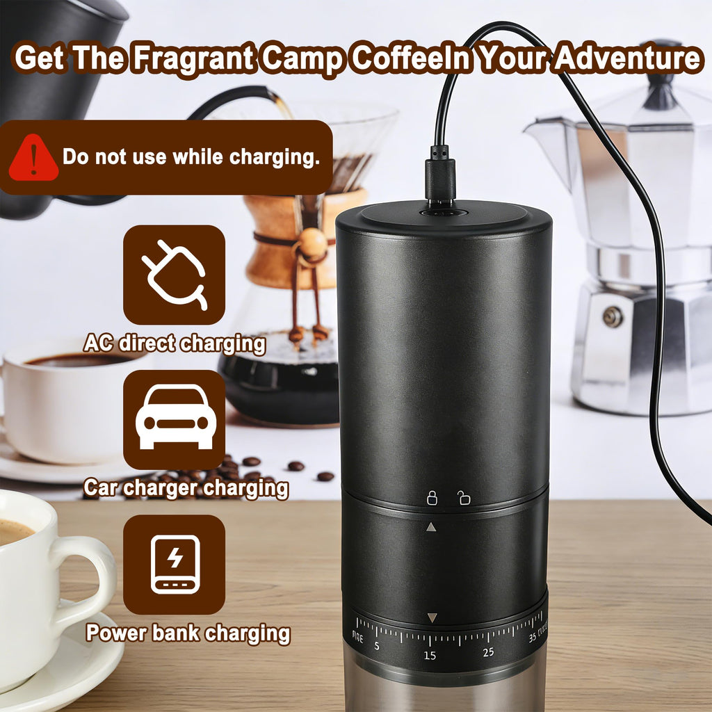 Portable Electric Coffee Burr Grinder N256