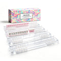 Set of 4 Clear Acrylic Mahjong Racks with Pushers L2658
