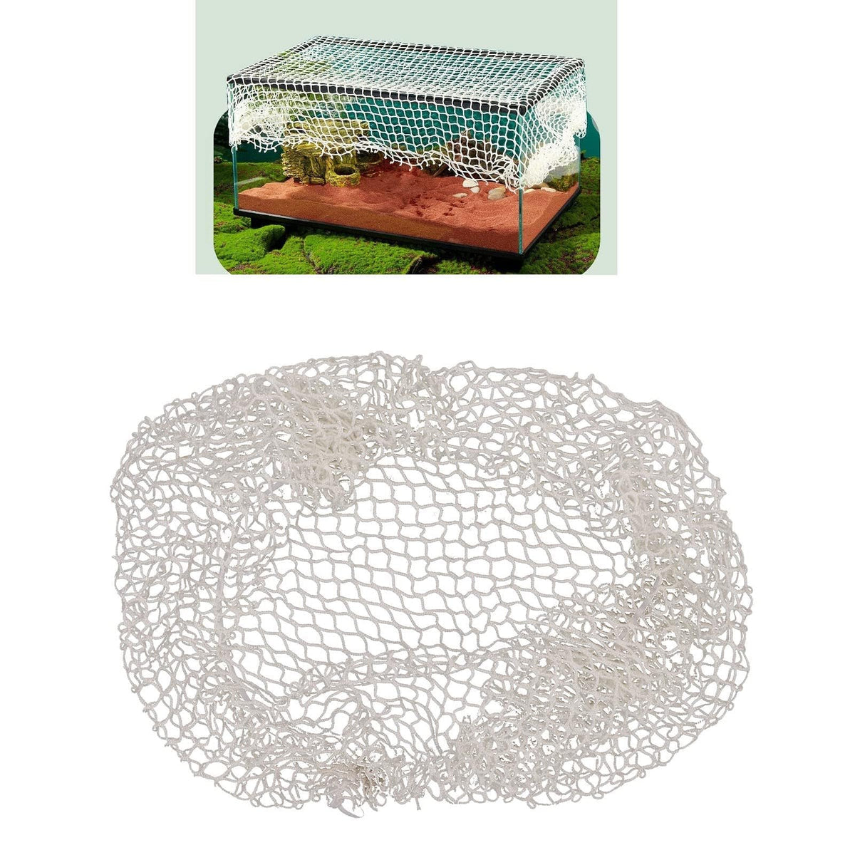 Aquarium Escape Proof Net Clear Mesh Netting Cover A818