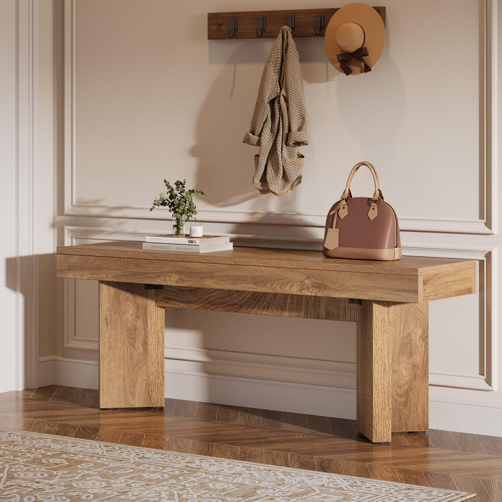 47" Wooden Bench I16749