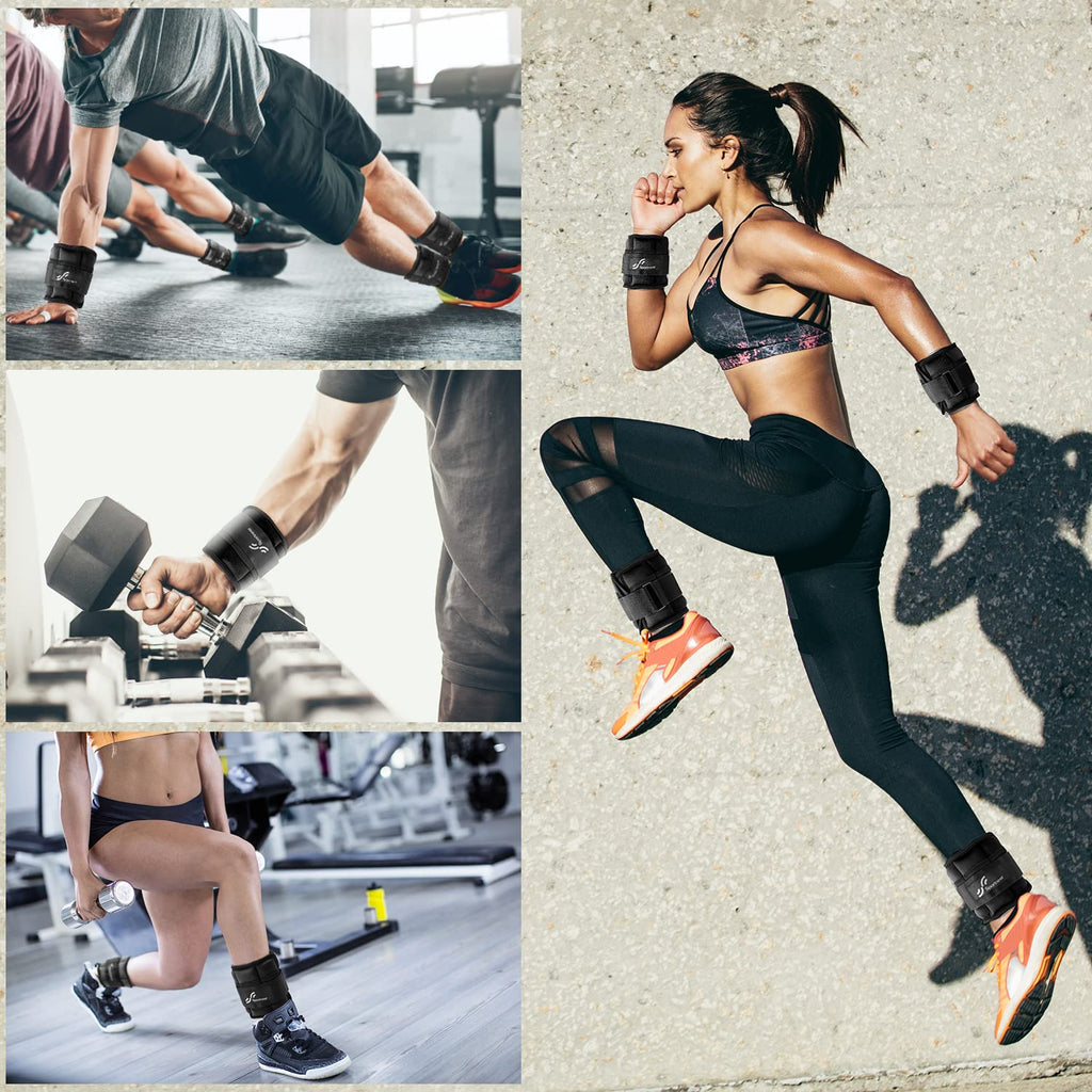 Adjustable Ankle Weights 2-7 lb per Pair A5845