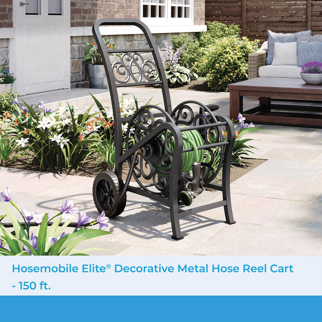Metal 150' Hose Cart with Flat-Free Wheels K60532