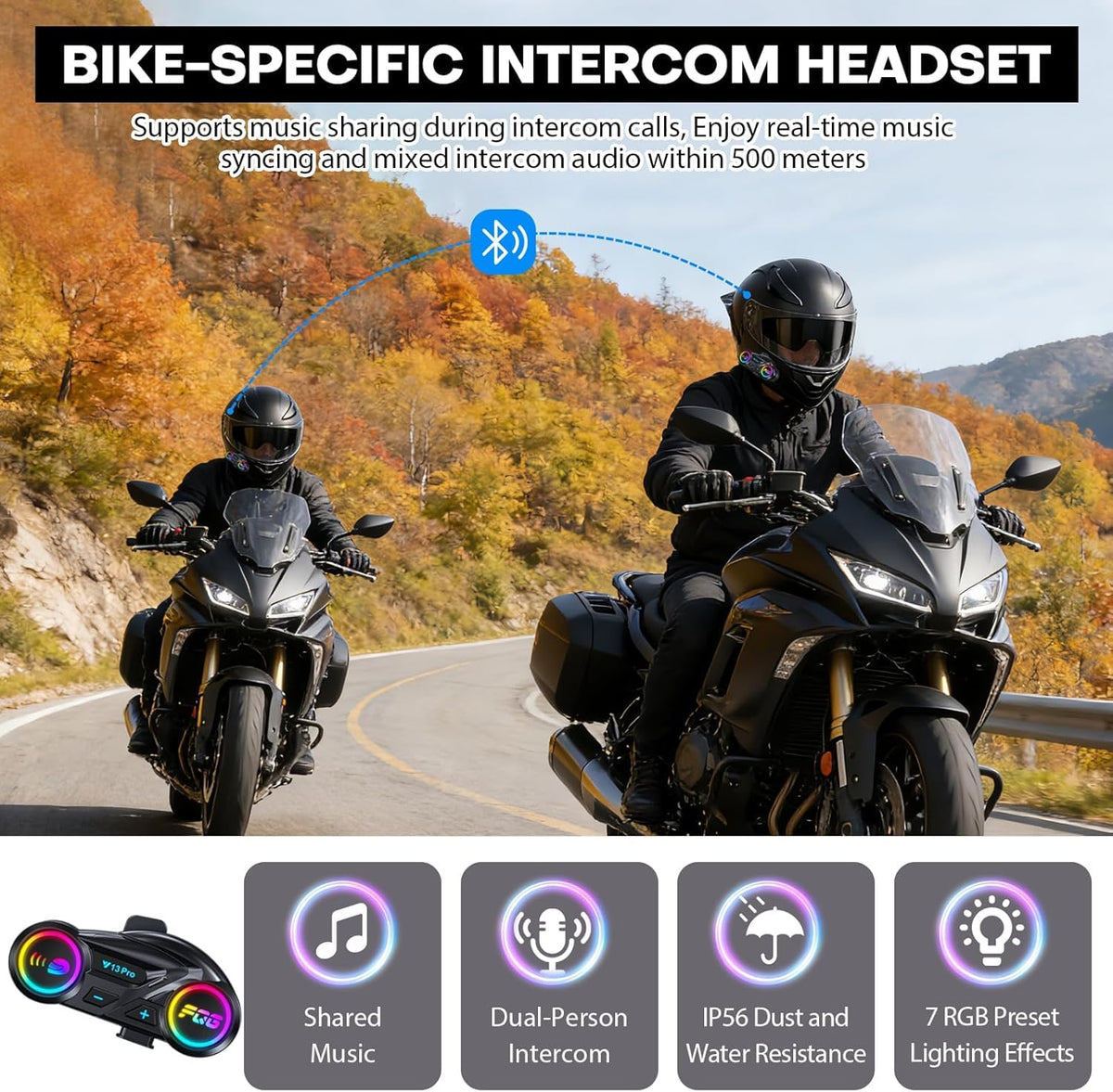 Bluetooth Modular Motorcycle Helmet K6503