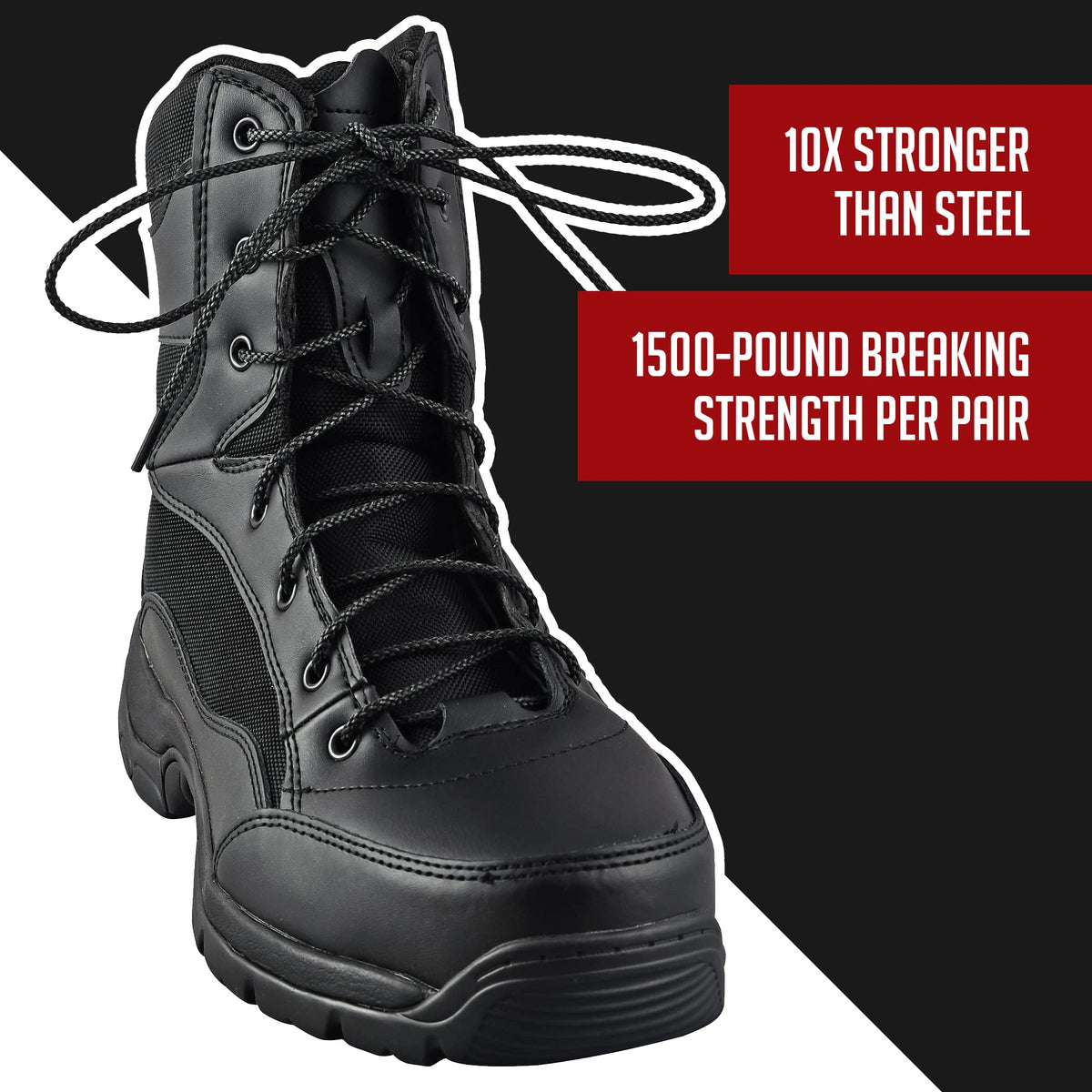 Waterproof Fire Resistant Bootlaces H740