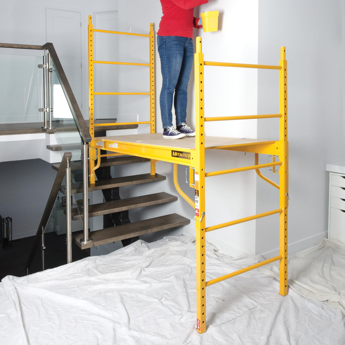 6' Baker-Style Steel Scaffold J313