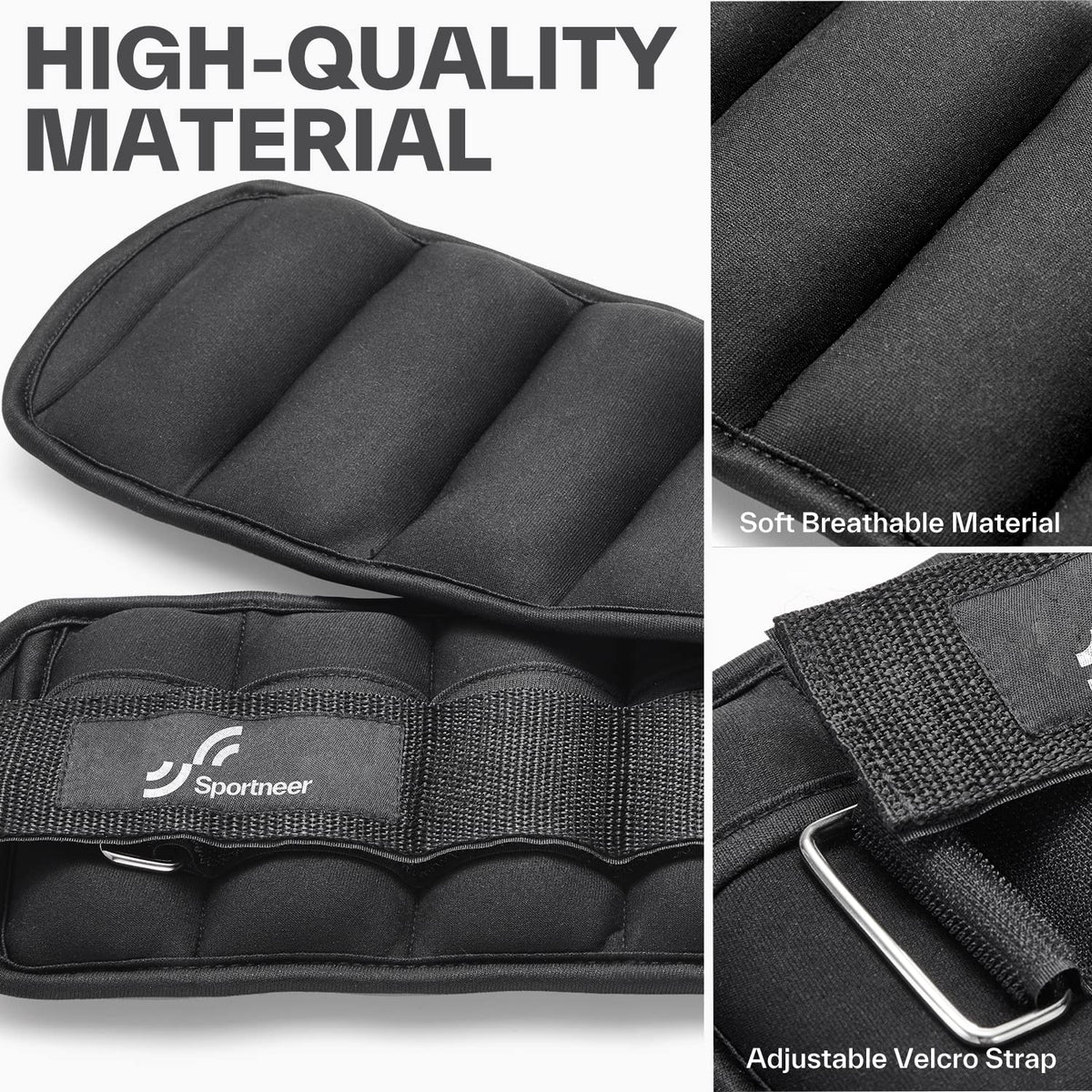 Adjustable Ankle Weights 2-7 lb per Pair A5845