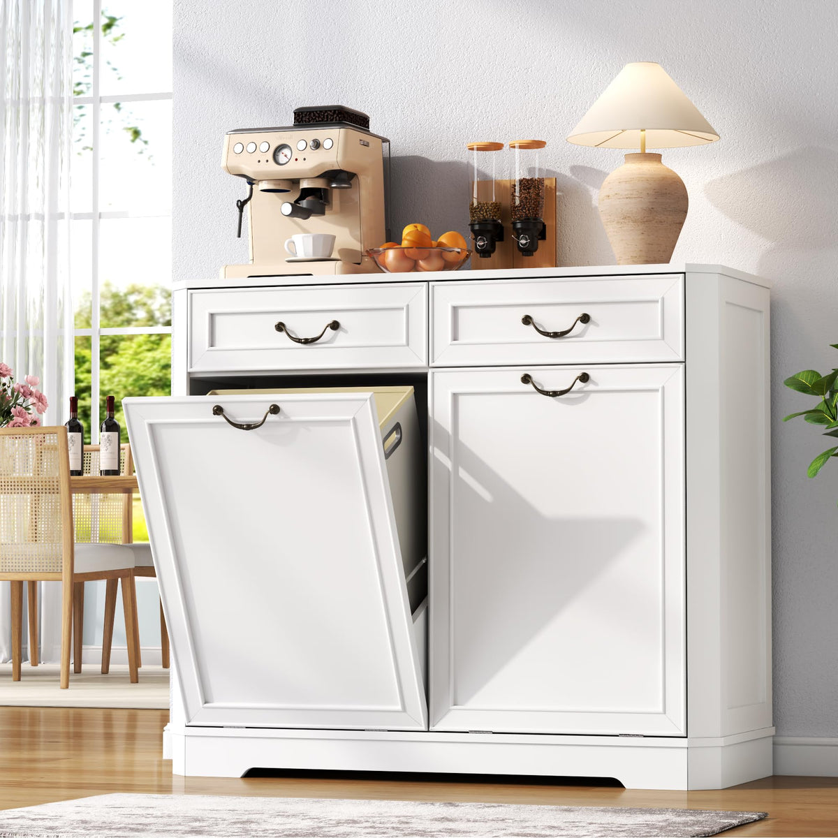 Double Tilt Out Laundry Hamper Cabinet L233057
