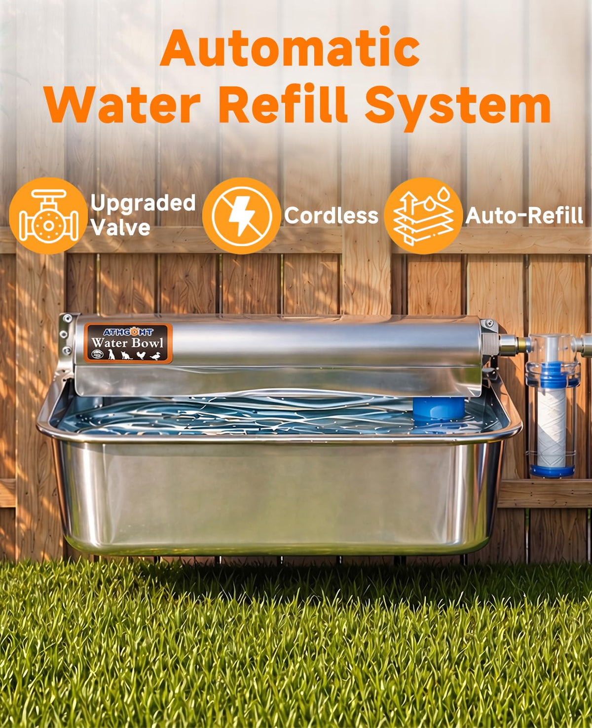 Automatic Chicken Waterer 304 Stainless Steel P645616