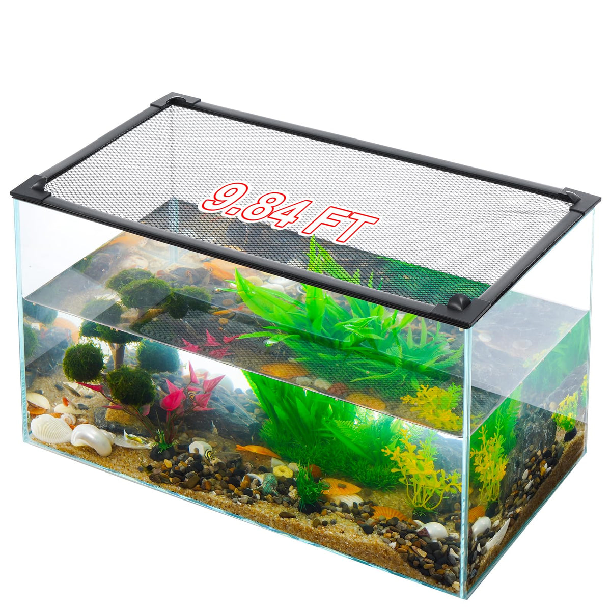 Magnetic Aquarium Lid Anti-Jumping Net Cover F1960
