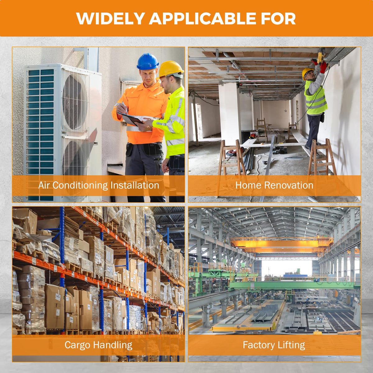 3-in-1 Portable Electric Hoist C3924