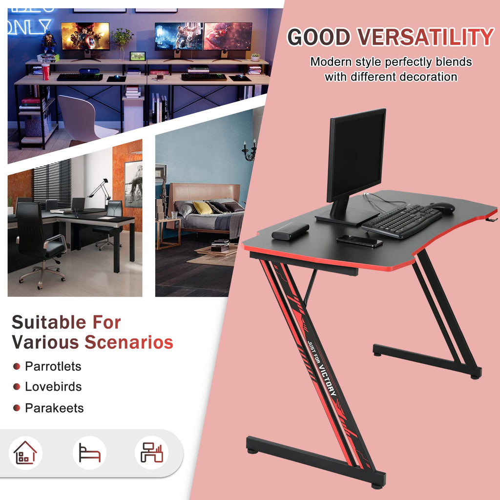 47 inch Carbon Fiber Gaming Desk X481