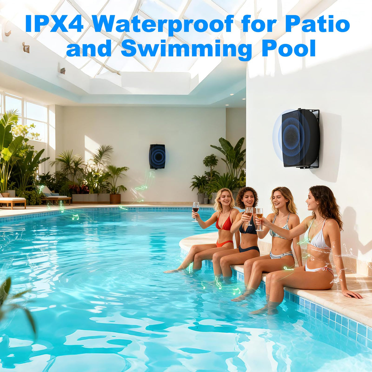 8 Inch 600W Passive Waterproof Wired Outdoor Speakers T141973