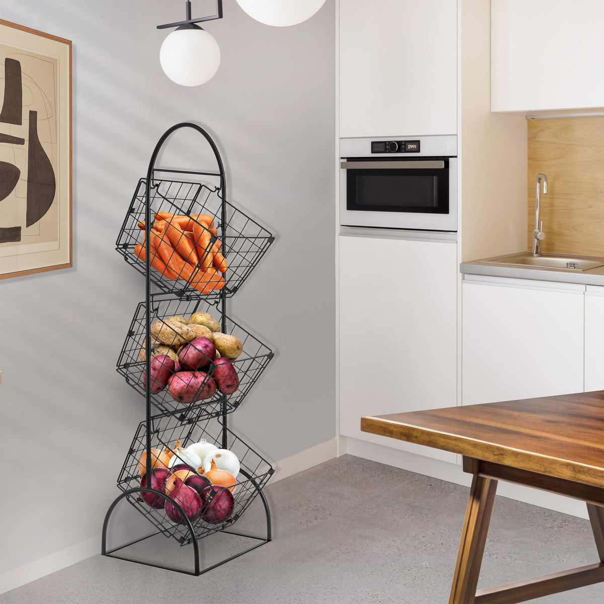 3 Tier Basket Stand W33894