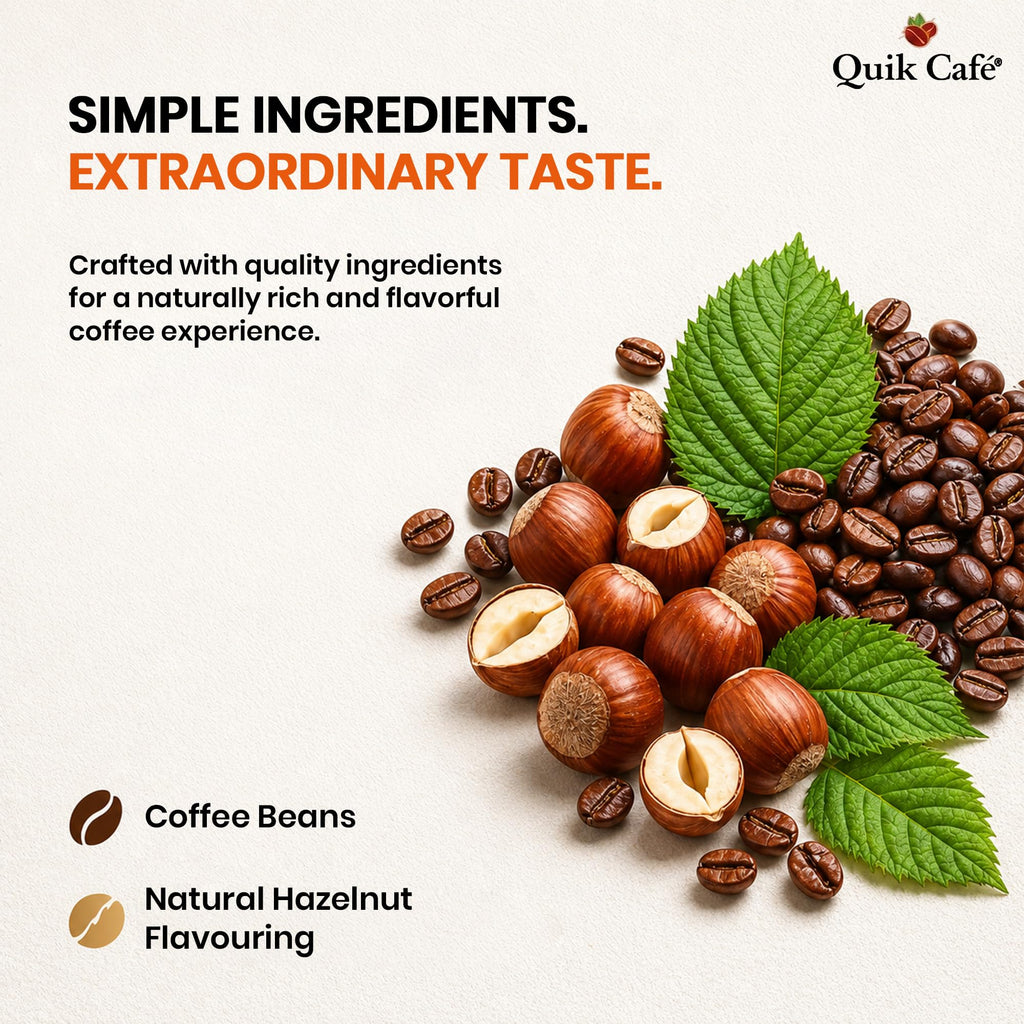 Hazelnut Freeze Dried Instant Coffee 1.76 oz B9704