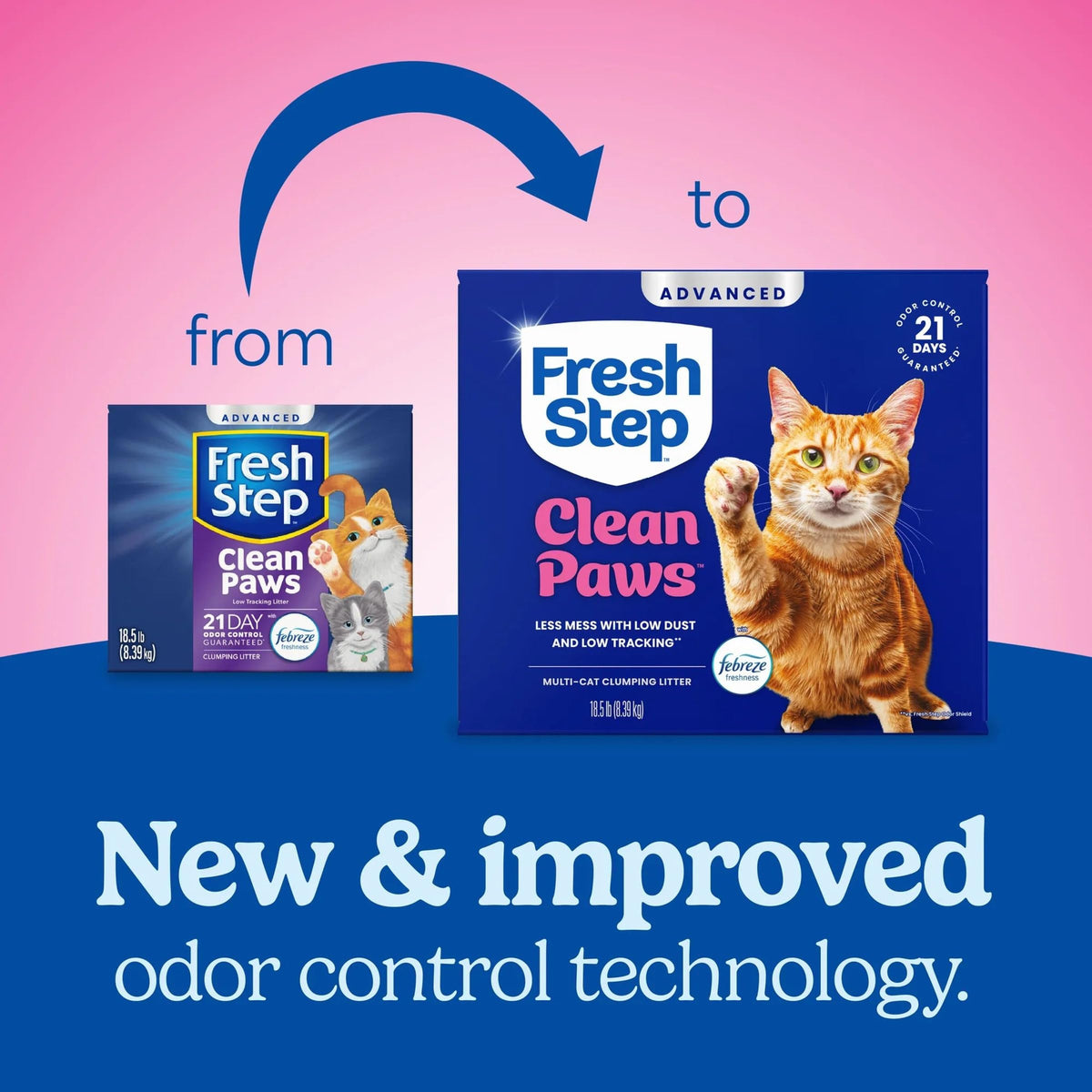 18.5 lb 2 Pk Clumping Cat Litter H141161