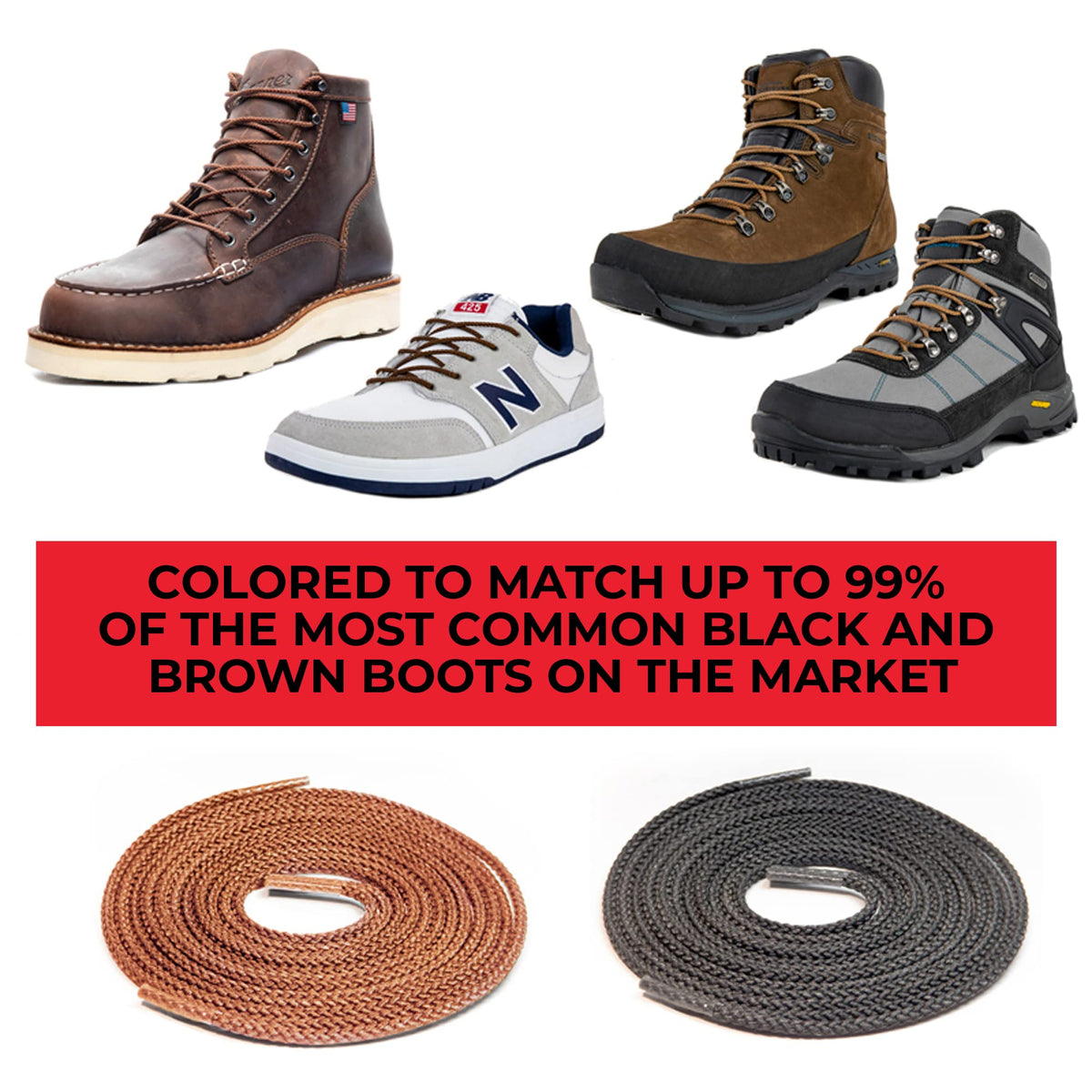Waterproof Fire Resistant Bootlaces H740