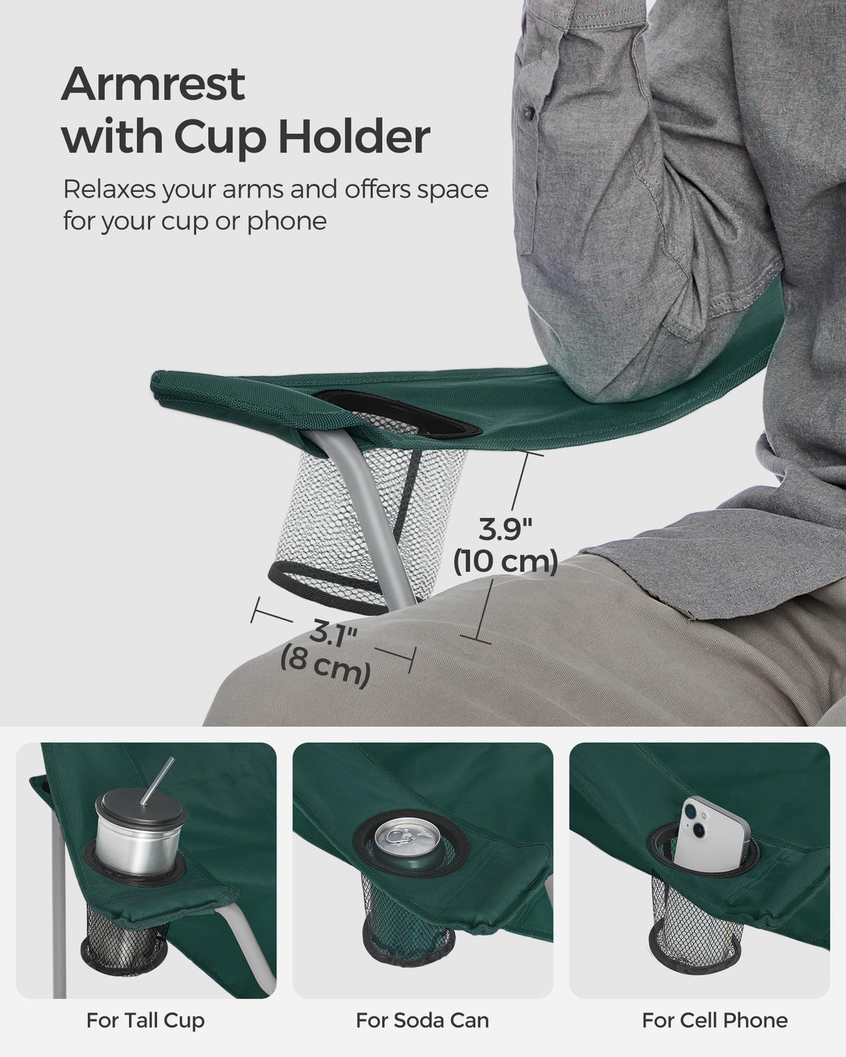 Set of 2 Folding Camping Chairs N18154