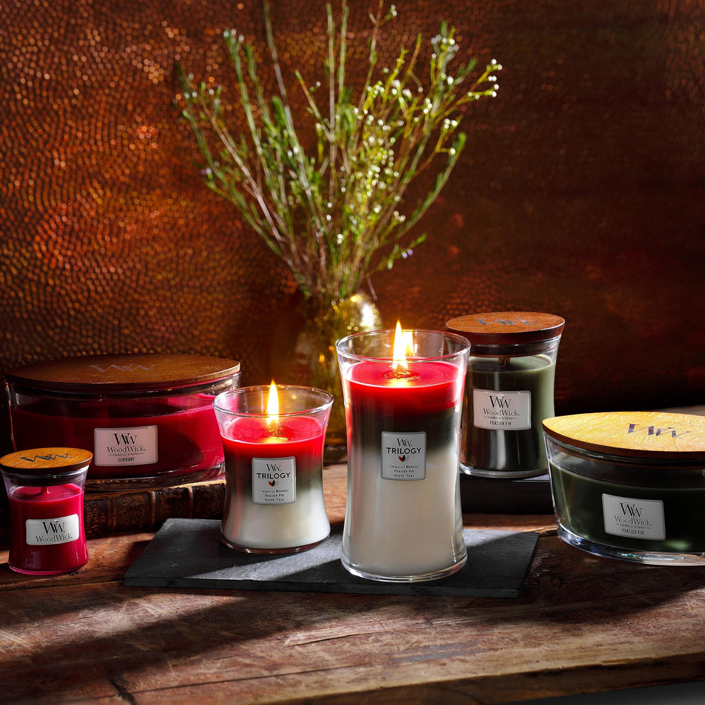Scented Trilogy Candle with Crackling Wick R502