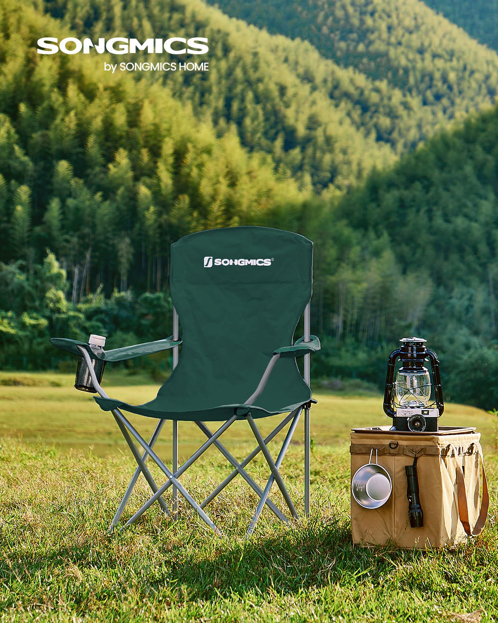 Set of 2 Folding Camping Chairs N18154