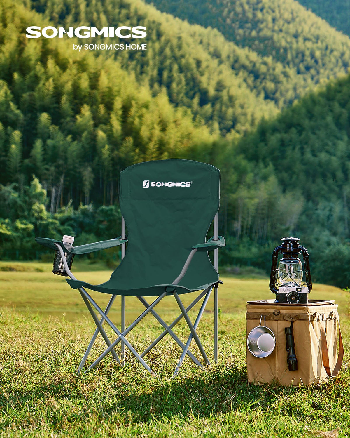 Set of 2 Folding Camping Chairs N18154